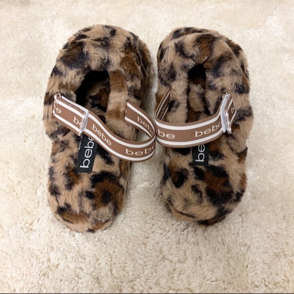 NWT BEBE JEANNA LEOPARD SLIPPER SLIDES - Picture 8 of 13